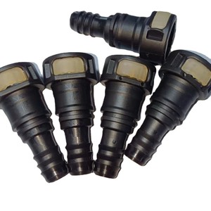 Airship Automotive <b>Quick</b> Connect Fitting 12.61-14X1.5 Straight Through Nylon Tube Black Plastic <b>Connector</b> - Product Image 1