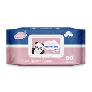 Extra Soft 80 Series Antibacterial Wet Wipes Wetwipes Disposable Pamper Baby Wipes