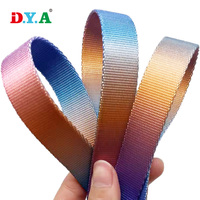 Sangle en nylon imprimée par transfert de chaleur de sangle colorée personnalisée de haute qualité pour ceinture de bagage de sac à dos