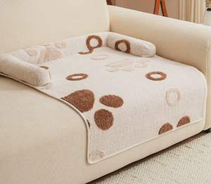 Cama de Felpa Elevada para Mascotas con Cojín Reforzado, Lavable, Antideslizante, para Perros y Gatos, para Proteger el Sofá - Product Image 6