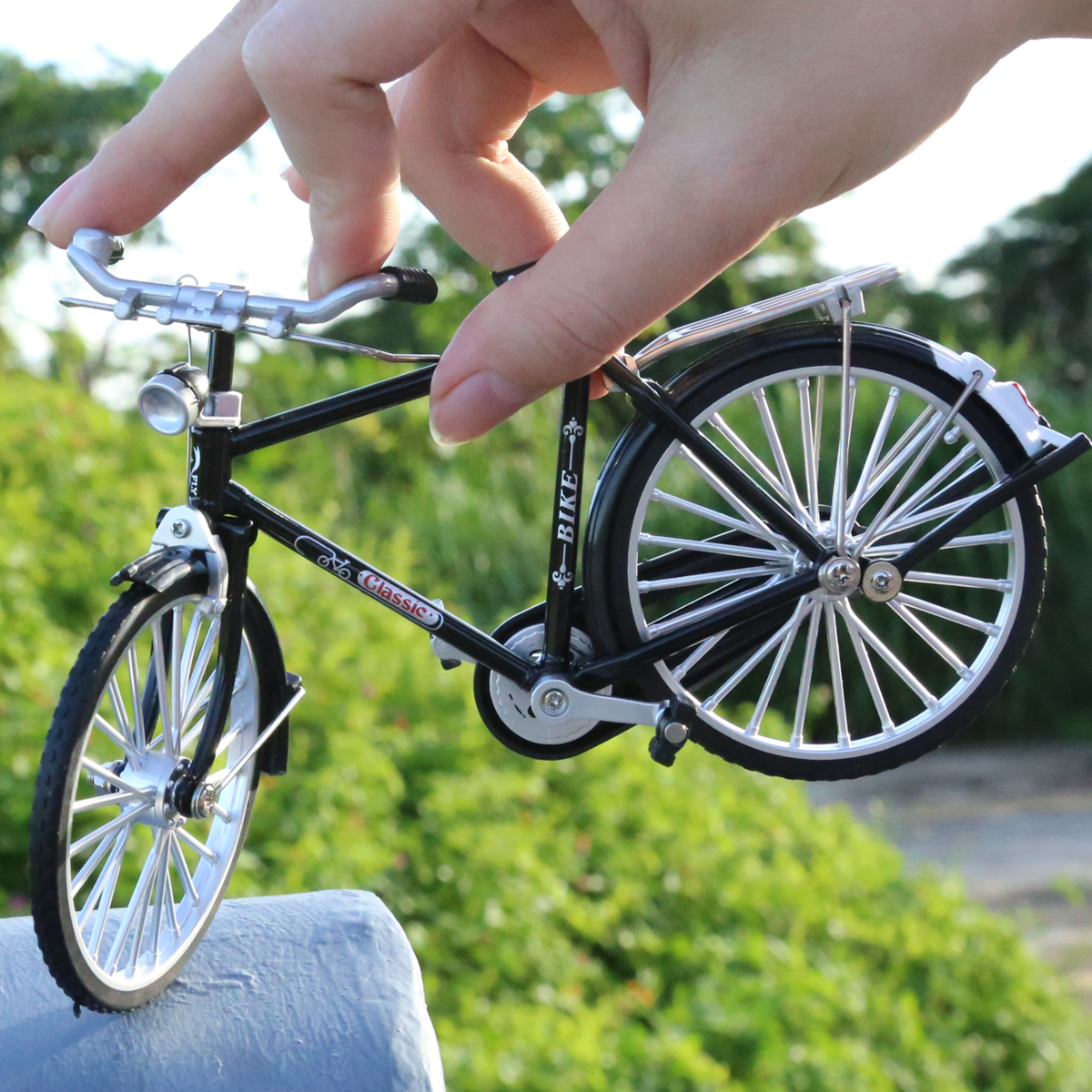 miniature diecast bicycles