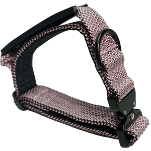 Reflective Tactical Dog <b>Collar</b> with Handle, Nylon Safety Glowing Pet <b>Collar</b> with Metal Buckle for Large Dogs - Product Image 2
