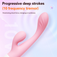 Erotische Kaninchen Vibrator Dildo G-Punkt Klitoris Stimulator Nippel Vagina Massage gerät Weibliche Mastur bator Orgasmus Sexspielzeug
