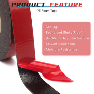 เทปโฟมโพลีเอทิลีนสีดำติดผนังสองด้านเทปโครงสร้างโฟม PE สำหรับยานยนต์รถยนต์ - Product Image 3