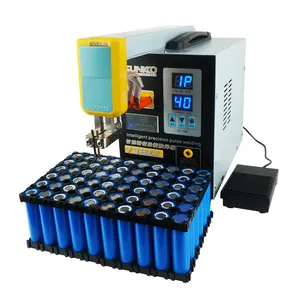 738AL Handheld Battery Spot Welder magnetic detachable telescopic arm battery spot welding machine for 18650 lithium battery