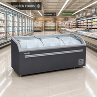 Congélateur d'îlot pour supermarché SnowVillageCommercial SD SC 718, 718 litres, température de congélation moins 18°C