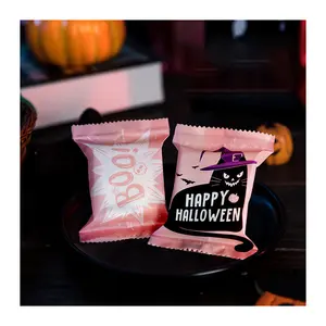 Creative Halloween Candy Packaging To Create Courtesy For Kids Heat Seal 3 Side Seal Soft Touch Snack Cookies Packaging Bag