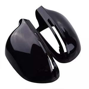 Coques de rétroviseurs pour Audi A4 B8 A6 L6 2009-2011, ensemble complet en ABS noir, accessoires de voiture - Product Image 2