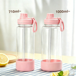 Botella Deportiva de Gran Capacidad de 1000 ml, Tritan, Directo de Fábrica, Portátil, a Prueba de Fugas, con Pajita, para Viajes al Aire Libre y Gimnasio - Product Image 3