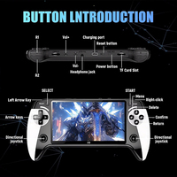 Consola de Juegos Portátil Wiisun X9 con Pantalla a Color HD de 5.5 Pulgadas, 1500mAh, Wi-Fi, 9 Emuladores, 8G de Almacenamiento, Juegos Retro
