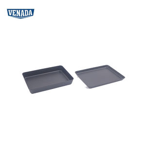 Plateau à <span class=keywords><strong>viande</strong></span> noir en plastique réutilisable de grande taille facile à nettoyer pour la marinade et <span class=keywords><strong>le</strong></span> stockage du steak - Product Image 3