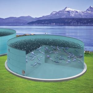 ถังเลี้ยงปลาทรงกลมแบบกระจกติดเหล็กสำหรับการเพาะเลี้ยงสัตว์น้ำ - Product Image 6