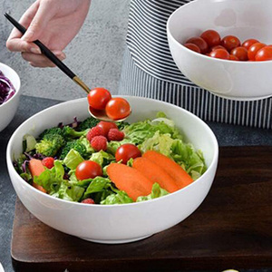Gốm bát và nguồn ruột cho nhà hàng sản phẩm phổ biến sinh thái thân thiện Bát hiện đại với khay Trắng salad trái cây Bát - Product Image 6