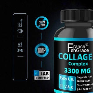 महिलाओं और पुरुषों के लिए उच्च गुणवत्ता वाले बहु कोलेजन कैप्सूल (2) 3 वी एक्स नॉन-गमो 150 कैप्सूल सर्वश्रेष्ठ कोलेजन कैप्सूल - Product Image 2