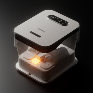 Hochwertiges tragbares Fuß massage gerät Spa Zusammen klappbare motorisierte Massage rolle Instep Air Compression Automatische Massage - Product Image 2