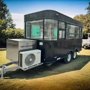 New Design Hot Sale Cheesecake Food Concession Trailer Coffee Cart Food Truck For Sale Mobile Catering Carts