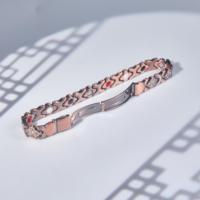 Bracelet tendance en gros, trèfle à quatre feuilles, 99,99% cuivre, bracelet magnétique de thérapie, santé bio, 4 en 1, classique, unisexe, cadeau