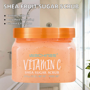 Gommage au sucre de fruit de karité, vitamine C, contrôle du sébum, nettoyage des pores, éclaircissement de la peau, blanchiment corporel, exfoliation complète du corps - Product Image 2