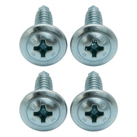 Vis autoperceuses à tête fraisée M4.2*13MM avec 1.3g de poids, résistantes à la rouille, plaquées zinc, vente en gros