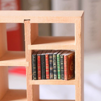 Miniatures de livres classiques pour maison de poupée, accessoires de maison de poche, accessoires de scène pour BJD, échelle 1:12, vente chaude