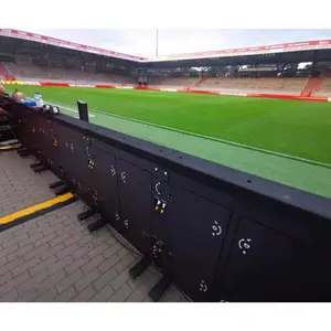 Exposição publicitária do estádio do futebol Lecede Tela conduzida exterior Display vertical impermeável