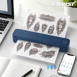 Stampante Termica Portatile Mini Wireless A4, Supporta Stampa di Documenti e Tatuaggi, USB BT, per Ufficio e Attività Commerciali - Product Image 1