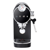Machine à café expresso semi-automatique avec écran tactile couleur et mousseur à lait thermobloc pour la maison et les petits bureaux (vente en gros)