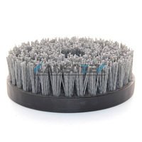 KANEOTEK M14/16,5/8-11 "Snail Lock ,Hook & Loop Brosses abrasives rondes en carbure de silicium de 3/4/5 pouces pour granit et marbre