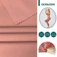 Tela Elástica de Alta Calidad, 75% Poliéster, 25% Elastano, Absorbente de Humedad, para Ropa Deportiva y Yoga