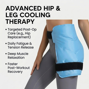 Compresa de Gel Frío Reutilizable para la Cadera, Alivio del <span class=keywords><strong>Dolor</strong></span> Postoperatorio y Bursitis, Manos Libres, Recuperación Postoperatoria - Product Image 6