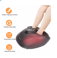 Sunmaxx SMF-015 Professioneller Luftdruck-Vibrations-Shiatsu-Fußmassagegerät Durchblutungsförderung Zeitsteuerung ABS-Material 1 Jahr