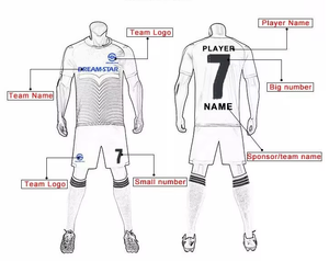 Jersey sepak bola kustom OEM ODM seragam sepak bola kualitas tinggi cepat kering pakaian tim jumlah besar pabrik sumber seluruh dunia untuk pelatihan - Product Image 6