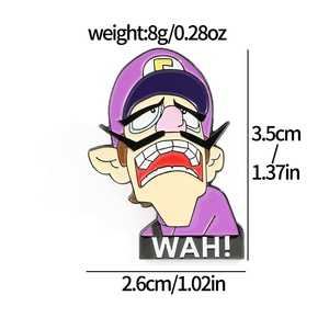 เข็มกลัดโลหะเคลือบไฟฟ้า 154 แบบ ลายการ์ตูนเกม สำหรับติดเสื้อ ซูเปอร์มาริโอ กอริลลา ของขวัญ ของแท้จากโรงงาน - Product Image 3