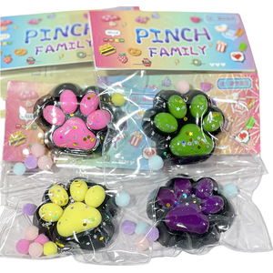 Двуцветные силиконовые игрушки Mochi, каваи, тихие сенсорные очки для снятия стресса, антистрессовая пластиковая кошачья лапа для мальчиков, игрушки для вечеринки - Product Image 1