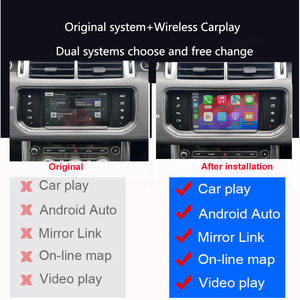 <span class=keywords><strong>Bosch</strong></span> CarPlay sans fil pour Land Rover Discovery 4 2012-2016 Android Auto Plug Play avec fonction de liaison miroir Placement du tableau de bord - Product Image 6