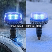 SM812HCB ECE R65 R10 Zugelassenes Hochwertiges LED-Warnblinklicht Rotierender Modus Blau Gelb Rot Weiß 3 Jahre Garantie
