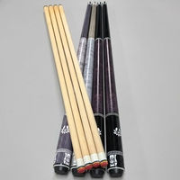 Queue de billard en bois d'érable de 58 pouces à prix abordable pour bars et clubs, pointe de 13 mm, logo personnalisé OEM, vente en gros de queues de billard