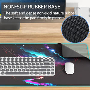 Alfombrilla de Ratón Grande de Alta Definición con Estampado de Anime, Personalizable, Diseño de Montañas Coloridas para Oficina, Regalo, en Existencia - Product Image 3