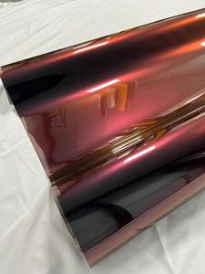 5 * 59ft Buena calidad Camaleón Car Wrap Vinilo Cuerpo completo PET Liner Autocuración <span class=keywords><strong>Maderia</strong></span> Charm Negro a rojo Cambio de color - Product Image 6