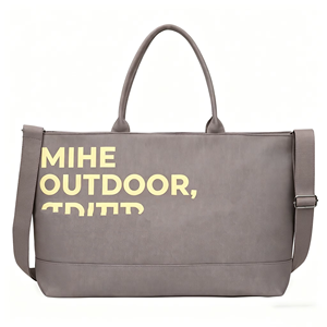 Borsa Tote in Tela Personalizzata di Nuova Tendenza, Grande Capacità, Resistente, Monocolore, Borsa a Tracolla <span class=keywords><strong>da</strong></span> Viaggio per <span class=keywords><strong>Donne</strong></span> - Product Image 2