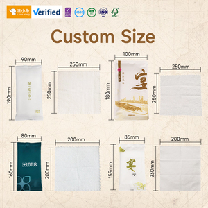 Tisu Basah Mini Ramah Lingkungan Sekali Pakai Bebas Alkohol Bahan Non-Woven Untuk Wajah Tangan Restoran Terbungkus Individual Portabel - Product Image 3