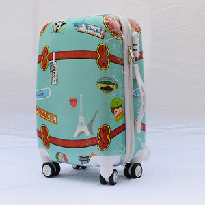 Cartoon Style Travel <b>Suitcase</b> Set 20 Inch With Universal <b>Wheels</b> And Combination Lock Unisex Summer 2021 - Product Image 3