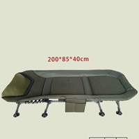Lit d'appoint pliant tout-terrain en fer de style européen, réglable en hauteur, extra-large, pour la sieste, usage domestique et extérieur, directement de l'usine