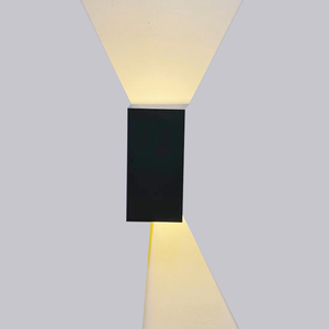 12 Wát Led Tường Ánh Sáng Bên Ngoài LED Tường Đèn Treo Tường IP65 Chống Thấm Vuông Kim Loại Vách Ngăn Đèn Ngoại Thất Tường Ánh Sáng Lịch Thi Đấu Mát - Product Image 4