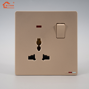 Tốt nhất bán anh tiêu chuẩn A5 loạt công tắc đèn đôi cực 13A Ổ cắm với bảng điều khiển bằng nhựa cho nhà tường thiết bị chuyển mạch và ổ cắm - Product Image 4