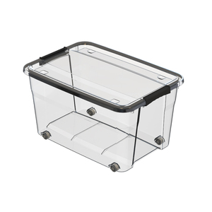 0303 35L transparent plastic storage containers