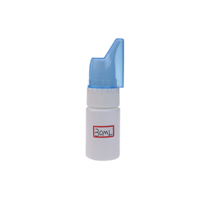 Flacon vaporisateur <span class=keywords><strong>nasal</strong></span> à bout pointu <span class=keywords><strong>anti</strong></span>-<span class=keywords><strong>allergie</strong></span> en HDPE blanc vide de 30ml - Product Image 1