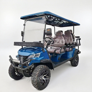 Carrito de golf turístico a batería con marco amortiguador para atracciones turísticas grandes y viajes diarios - Product Image 2