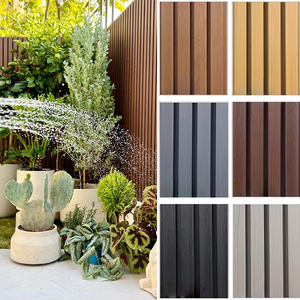 Panel de pared Wpc con luz Led a prueba de agua nuevo Panel de pared <span class=keywords><strong>Techwood</strong></span> Wpc para paneles de coextrusión Led 3D para exteriores - Product Image 2