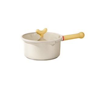 Mini marmite en pierre Maifan 1,5 L, base double couche antiadhésive, pour cuisinière à gaz et à induction, marmite multifonctionnelle pour la maison - Product Image 5